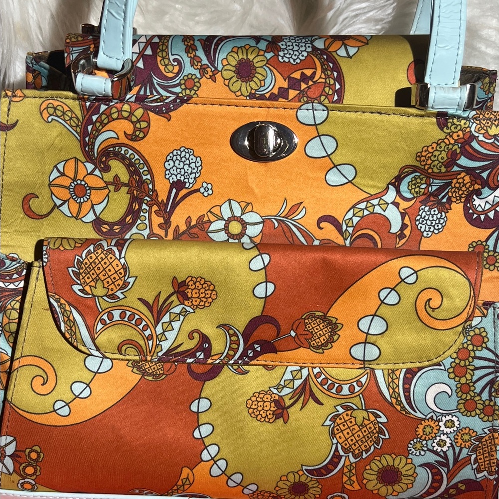 Floral Patterned Women's Satchel